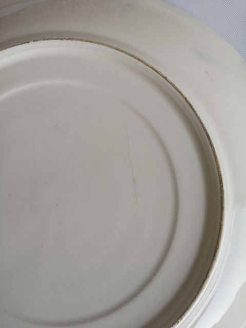 古玩陶瓷六十至八十年代歲寒三友松竹梅青花盤拍賣,當前價格299元