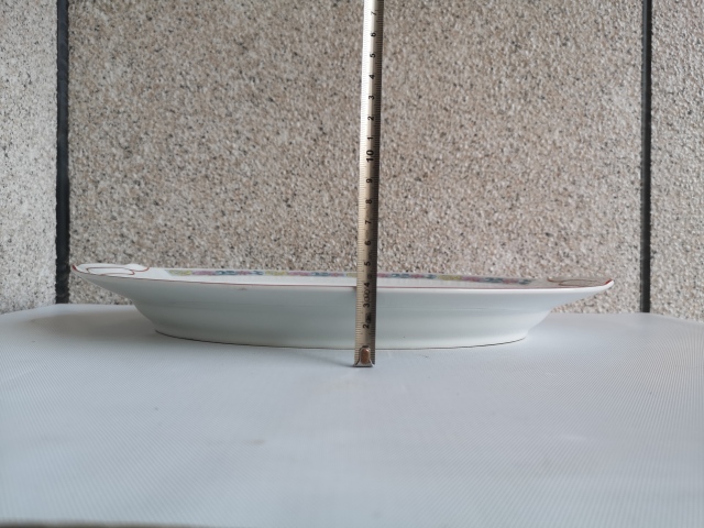 古玩陶瓷出口創匯期云鳳紋盤拍賣,當前價格450元