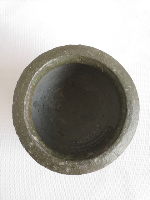 古玩陶瓷明末清初灰陶三足香爐拍賣,當前價格680元