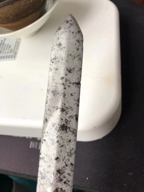 古玩雜項清中期睚眥七星寶劍拍賣,當前價格12000元