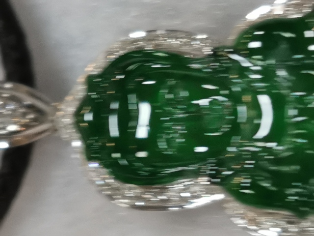 古玩玉器天然翡翠觀音鑲嵌吊墜拍賣,當前價格18000元