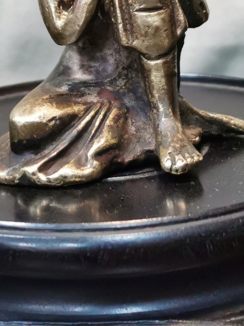 古玩銅器銅人造像拍賣,當前價格3000元