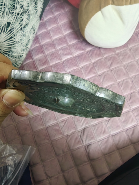 古玩銅器唐代八角團(tuán)花鏡拍賣(mài)，當(dāng)前價(jià)格88000元