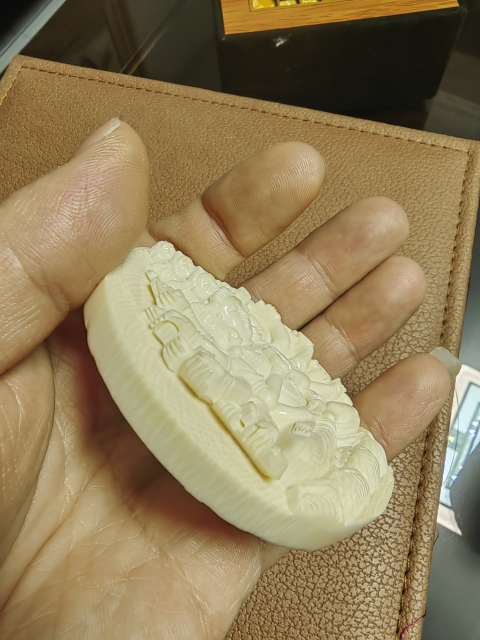 古玩雜項猛***菩薩牌掛件拍賣,當前價格8500元