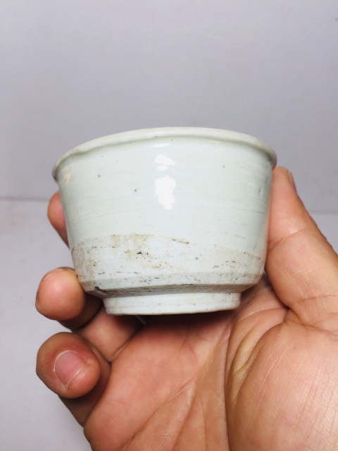 古玩陶瓷清代青花杯拍賣，當(dāng)前價(jià)格199元
