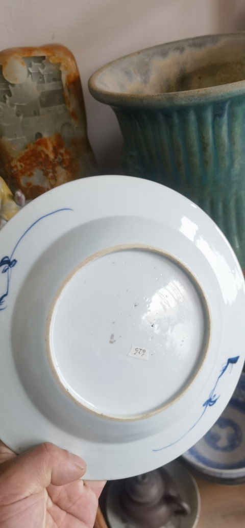 古玩陶瓷青花花卉紋盤拍賣,當前價格1200元