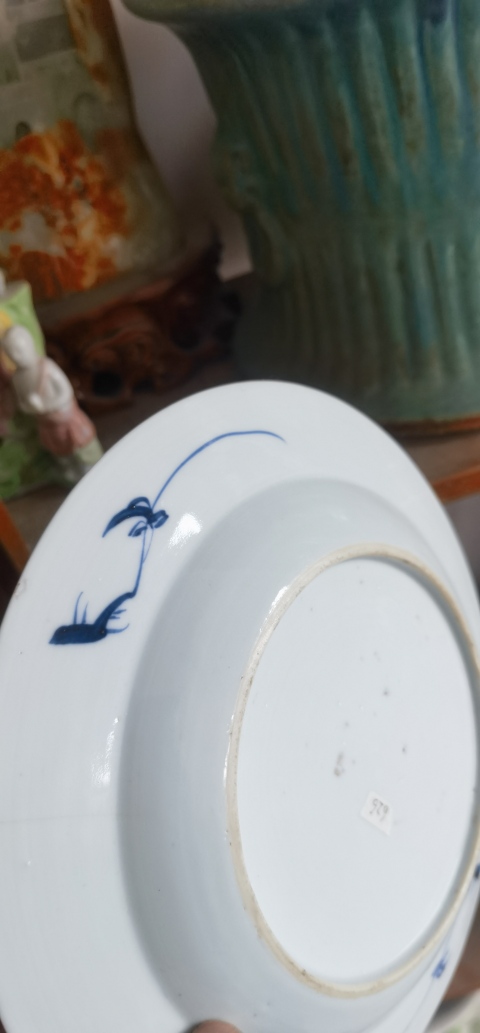 古玩陶瓷青花花卉紋盤拍賣,當前價格1200元