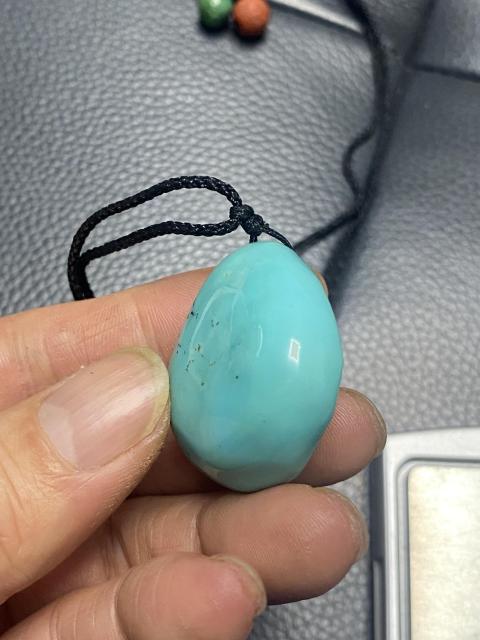 古玩雜項綠松石雕刻佛頭掛件拍賣,當前價格2500元