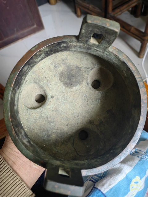 古玩銅器老銅爐拍賣,當前價格3800元