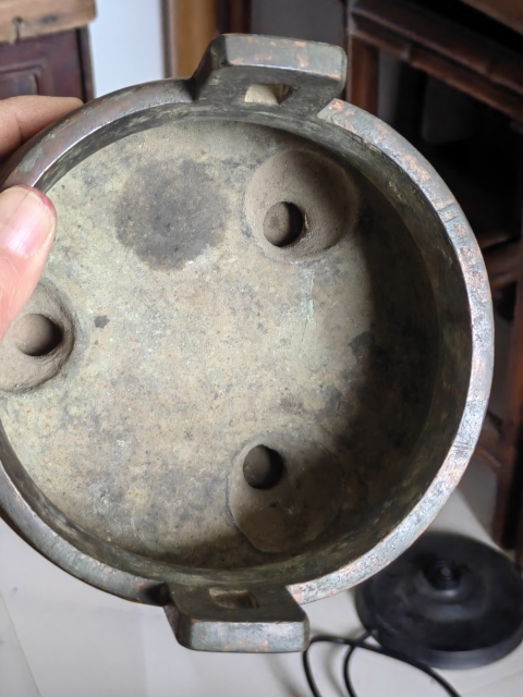 古玩銅器老銅爐拍賣,當前價格3800元