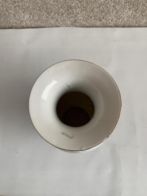 古玩陶瓷出口創匯期花鳥紋彩瓷觀音瓶拍賣，當前價格298元