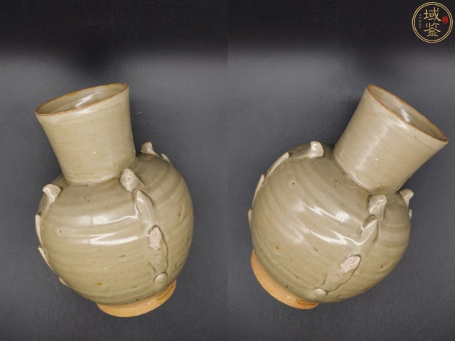 古玩陶瓷宋代?越窯系青瓷多角梅瓶拍賣，當前價格35800元