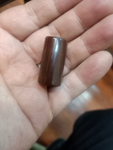 古玩玉器今天放漏清代瑪瑙勒子拍賣,當(dāng)前價(jià)格1500元