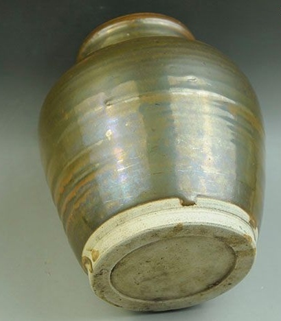 古玩陶瓷磁州窯紫金釉唇口罐拍賣，當前價格500元