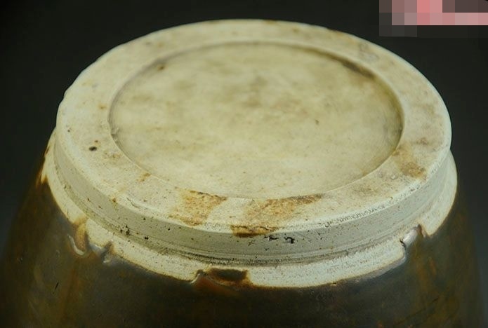 古玩陶瓷磁州窯紫金釉唇口罐拍賣，當前價格500元