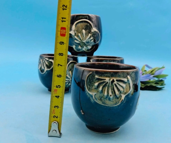古玩陶瓷八十年代烏金釉杯拍賣，當前價格220元