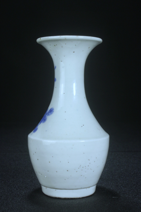 古玩陶瓷晚清·青花松鶴紋瓶拍賣,當前價格888元