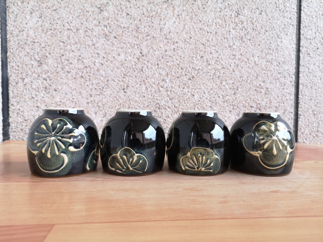 古玩陶瓷八十年代烏金釉杯拍賣，當前價格220元