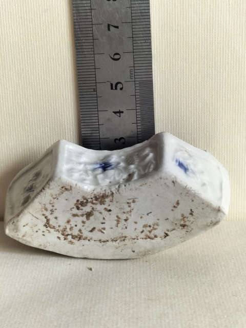 古玩陶瓷晚清青花文房水呈筆插拍賣,當前價格99元