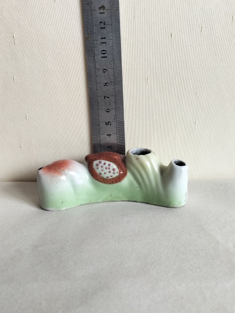 古玩陶瓷民國花果紋文房拍賣，當前價格88元