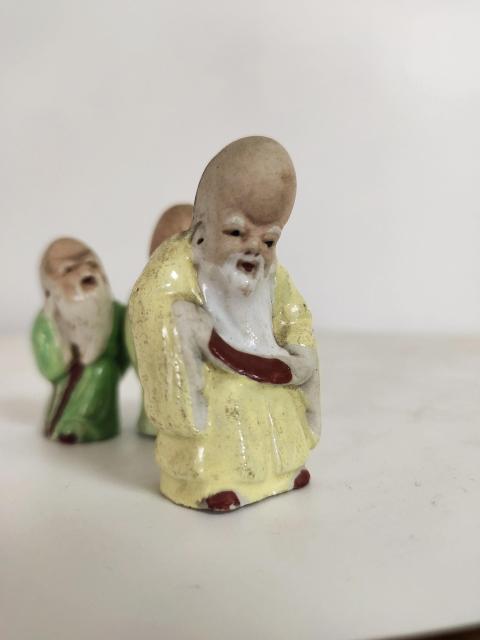 古玩陶瓷粉彩三星造像拍賣,當前價格123元