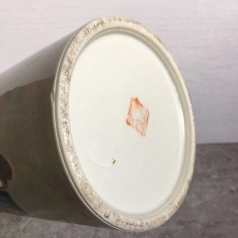 古玩陶瓷鰲少泉淺絳彩三星人物帽筒拍賣,當前價格13000元