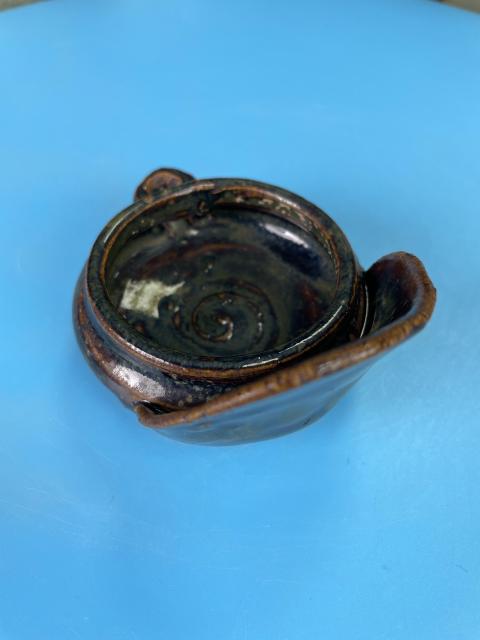 古玩陶瓷明代 磁州窯 窯變釉水滴（文房器 博物館藏級）拍賣，當前價格980元