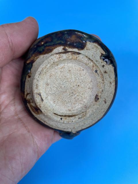 古玩陶瓷明代 磁州窯 窯變釉水滴（文房器 博物館藏級）拍賣，當前價格980元