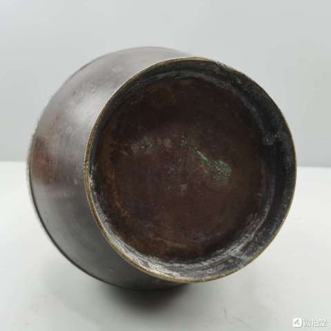 古玩銅器龍耳瓶拍賣,當(dāng)前價格9600元
