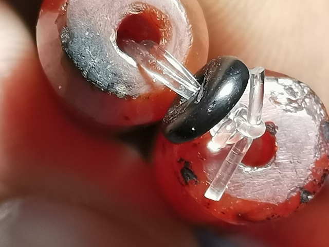 古玩玉器老瑪瑙手鏈一條拍賣，當前價格666元