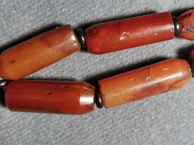 古玩玉器老瑪瑙手鏈一條拍賣，當前價格666元