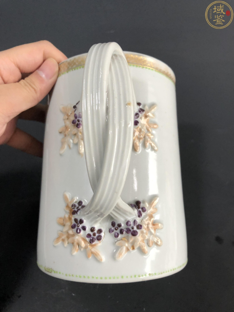 古玩陶瓷清中廣彩人物故事馬克杯拍賣，當前價格4800元