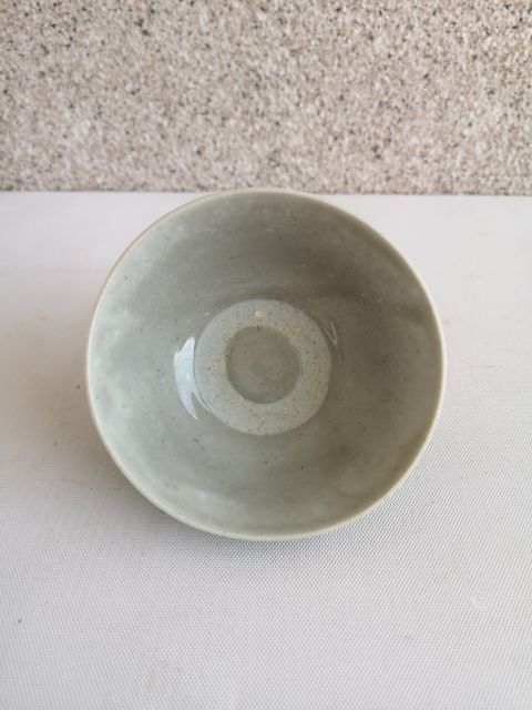 古玩陶瓷晚明吉語紋青花碗拍賣,當前價格350元