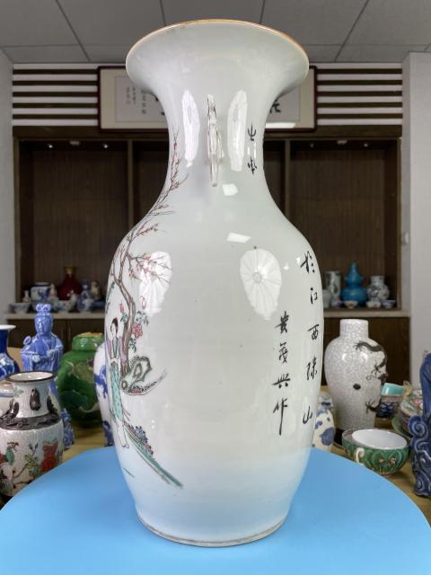 古玩陶瓷民國 極品粉彩紅樓夢仕女人物撇口大瓶（名家）拍賣，當前價格3800元