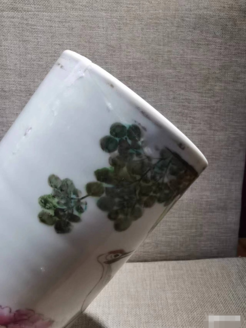 古玩陶瓷五倫圖·帽筒拍賣，當前價格200元