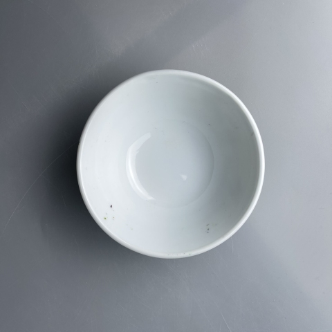 古玩陶瓷上世紀中期荷塘鴛鴦清趣圖描金彩繪碗拍賣，當前價格700元