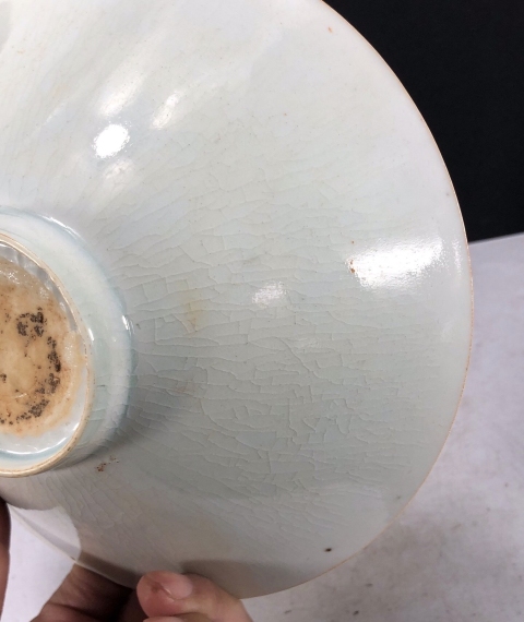 古玩陶瓷宋代湖田窯劃花碗拍賣,當前價格8000元