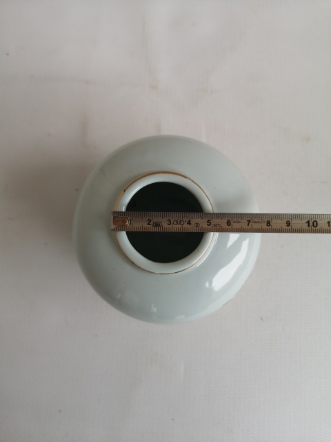 古玩陶瓷解放初期花卉紋罐拍賣,當前價格220元