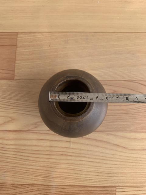 古玩陶瓷六十至八十年代褐釉瓶拍賣,當前價格168元