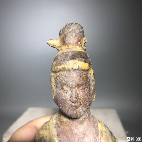 古玩陶瓷邛崍釉三彩仕女造像拍賣,當(dāng)前價(jià)格12000元