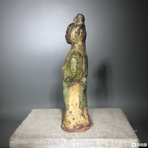 古玩陶瓷邛崍釉三彩仕女造像拍賣,當(dāng)前價(jià)格12000元