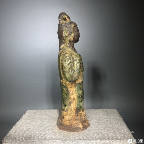 古玩陶瓷邛崍釉三彩仕女造像拍賣,當(dāng)前價(jià)格12000元