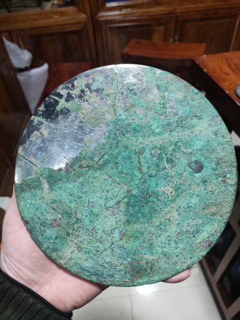 古玩銅器西漢博局紋銅鏡拍賣，當前價格3988元