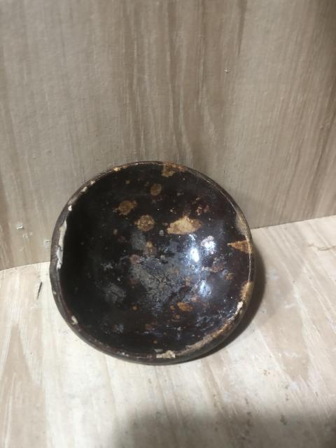 古玩陶瓷宋代吉州窯黑褐釉盞(代帽斑)拍賣,當前價格1266元