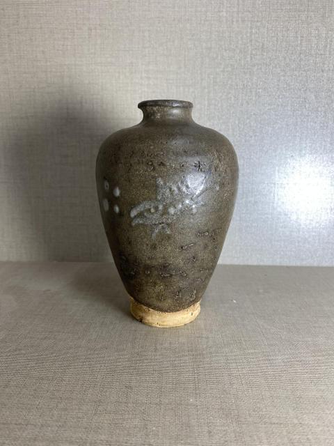 古玩陶瓷宋代吉州窯梅瓶拍賣，當前價格4000元