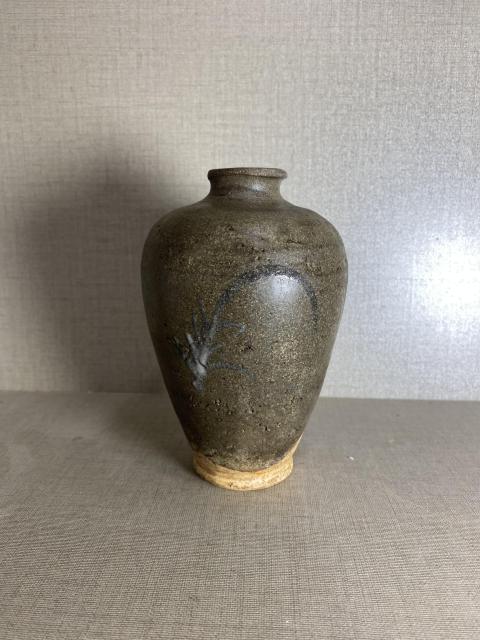 古玩陶瓷宋代吉州窯梅瓶拍賣，當前價格4000元