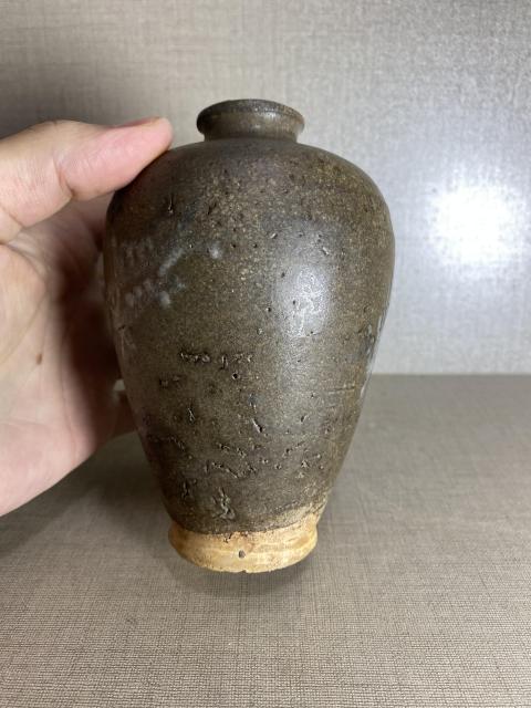 古玩陶瓷宋代吉州窯梅瓶拍賣，當前價格4000元