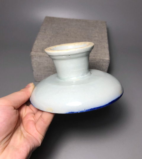古玩陶瓷精品青花花卉紋高足盤拍賣,當前價格1888元