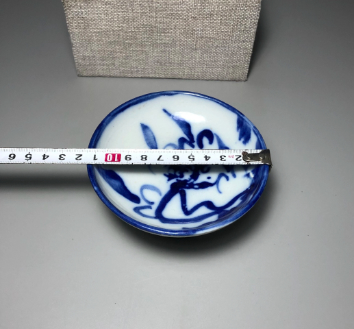 古玩陶瓷精品青花花卉紋高足盤拍賣,當前價格1888元