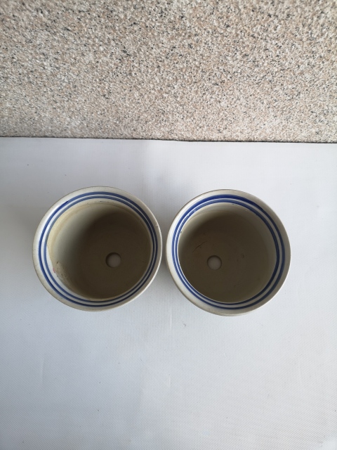 古玩陶瓷六十至八十年代花卉紋青花加彩花盆拍賣,當(dāng)前價格298元